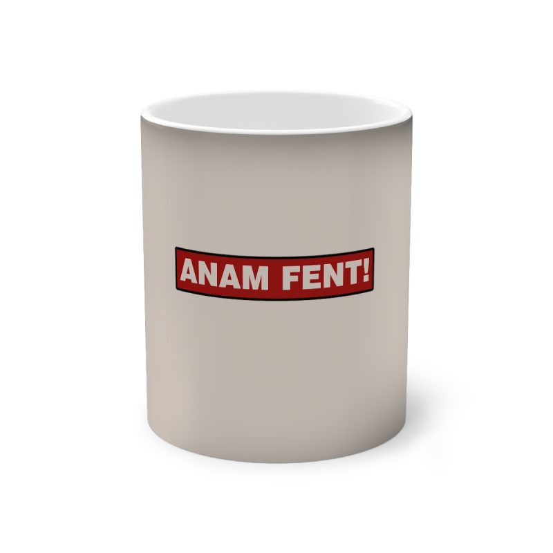 Taza magica que cambia de color - Negro - Camiseta «ANAM FENT!» Taza magica que cambia de color - Negro - Camiseta «ANAM FENT!»