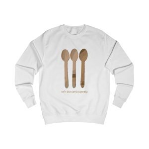 Sudadera clasica - Blanco artico - Cuereta
