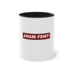 Taza bicolor - Negro - Camiseta «ANAM FENT!» Taza bicolor - Negro - Camiseta «ANAM FENT!»