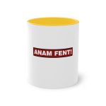 Taza bicolor - Amarillo dorado - Camiseta «ANAM FENT!» Taza bicolor - Amarillo dorado - Camiseta «ANAM FENT!»