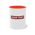 Taza bicolor - Rojo - Camiseta «ANAM FENT!» Taza bicolor - Rojo - Camiseta «ANAM FENT!»