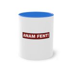 Taza bicolor - Azul Cambridge - Camiseta «ANAM FENT!» Taza bicolor - Azul Cambridge - Camiseta «ANAM FENT!»