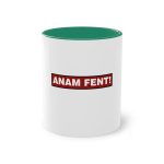 Taza bicolor - Verde oscuro - Camiseta «ANAM FENT!» Taza bicolor - Verde oscuro - Camiseta «ANAM FENT!»