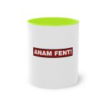 Taza bicolor - Verde claro - Camiseta «ANAM FENT!» Taza bicolor - Verde claro - Camiseta «ANAM FENT!»