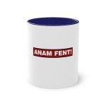 Taza bicolor - Azul oscuro - Camiseta «ANAM FENT!» Taza bicolor - Azul oscuro - Camiseta «ANAM FENT!»