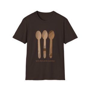 Camiseta Softstyle - Marron chocolate oscuro - Cuereta