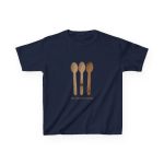 Camiseta infantil algodon grueso - Azul marino - Cuereta