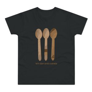Camiseta hombre punto liso - Negro - Cuereta