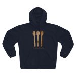 Sudadera capucha con cremallera premium - Azul marino - Cuereta Sudadera capucha con cremallera premium - Azul marino - Cuereta