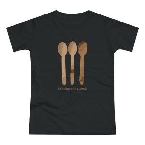 Camiseta mujer punto liso - Negro - Cuereta