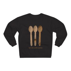 Sudadera cuello redondo premium - Negro - Cuereta