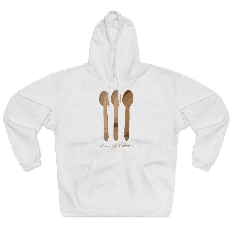 Sudadera con capucha cerrada - Blanco - Cuereta