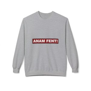 Sudadera Softstyle cuello redondo - Gris deportivo - Camiseta «ANAM FENT!»