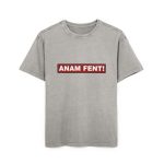 Camiseta oversize lavado acido - Gris asfalto - Camiseta «ANAM FENT!»