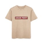 Camiseta oversize lavado acido - Beis - Camiseta «ANAM FENT!»