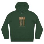 Sudadera con capucha King - Verde botella - Cuereta