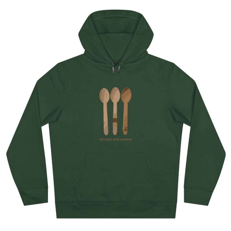 Sudadera con capucha King - Verde botella - Cuereta