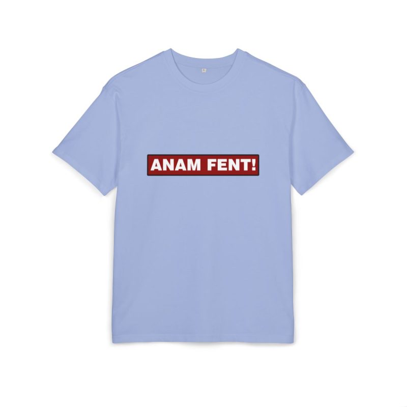 Camiseta oversize gruesa - Azul violeta - Camiseta «ANAM FENT!»