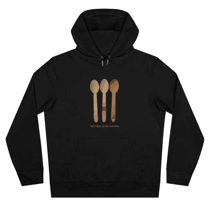Sudadera con capucha King - Negro puro - Cuereta