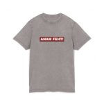 Camiseta lavado acido cuello redondo - Gris asfalto - Camiseta «ANAM FENT!»