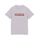 Camiseta lavado acido cuello redondo - Lila suave - Camiseta «ANAM FENT!»