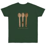 Camiseta punto liso - Verde botella - Cuereta