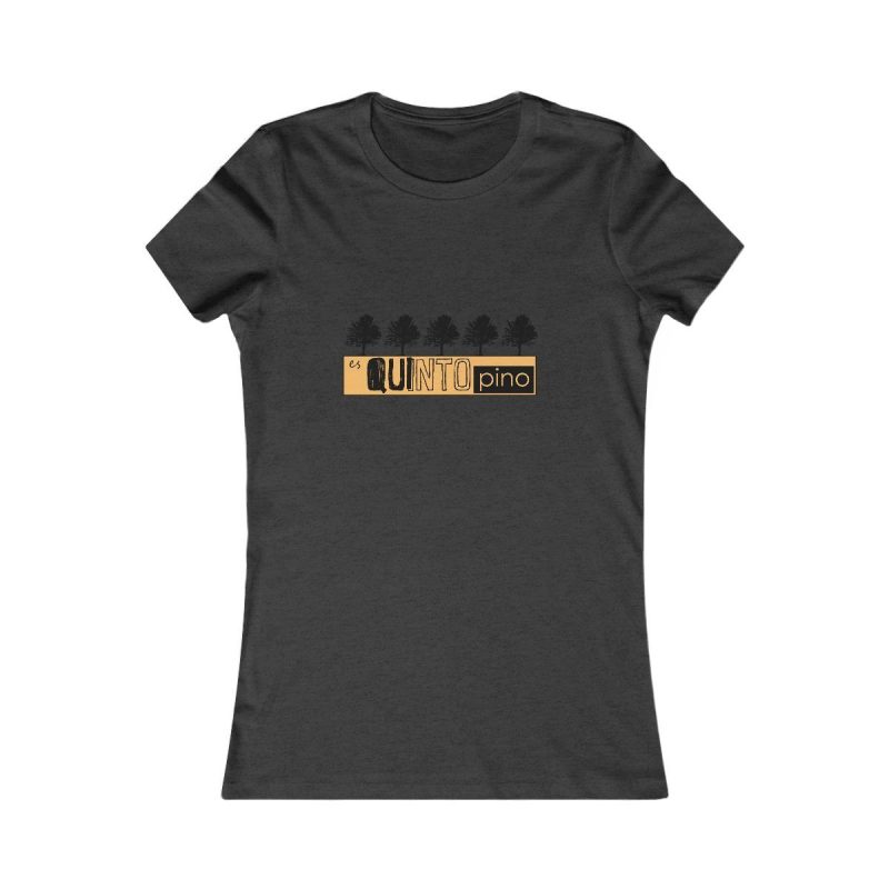 Camiseta mujer Favorite - Gris antracita jaspeado - Camiseta unisex Quinto Pino Taronja