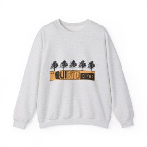 Sudadera cuello redondo - Gris ceniza - Camiseta unisex Quinto Pino Taronja