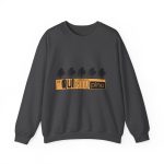 Sudadera cuello redondo - Gris oscuro jaspeado - Camiseta unisex Quinto Pino Taronja