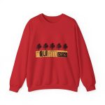 Sudadera cuello redondo - Rojo - Camiseta unisex Quinto Pino Taronja