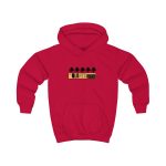 Sudadera con capucha infantil - Rojo fuego - Camiseta unisex Quinto Pino Taronja