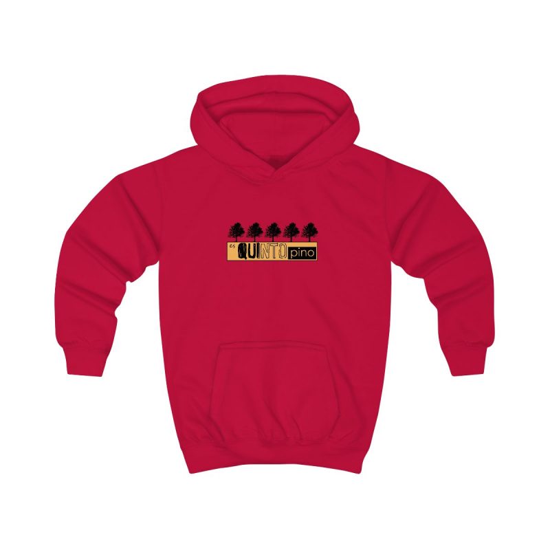 Sudadera con capucha infantil - Rojo fuego - Camiseta unisex Quinto Pino Taronja