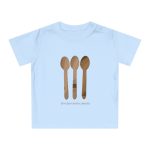 Camiseta de bebe - Azul empolvado - Cuereta Camiseta de bebe - Azul empolvado - Cuereta