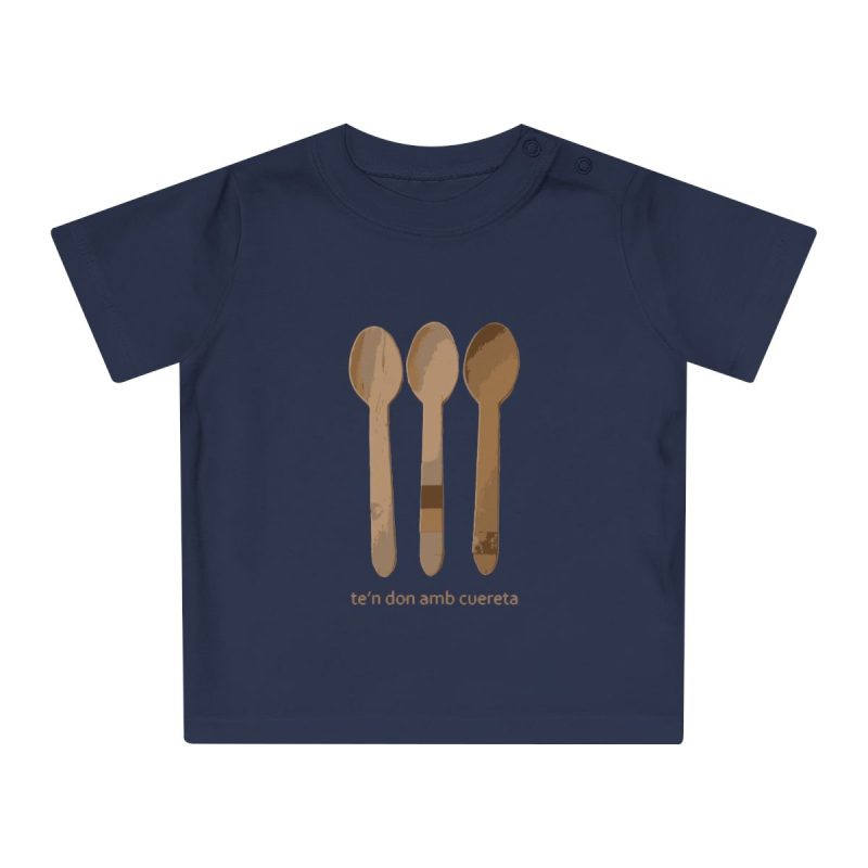 Camiseta de bebe - Azul marino nautico - Cuereta