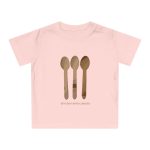 Camiseta de bebe - Rosa empolvado - Cuereta Camiseta de bebe - Rosa empolvado - Cuereta
