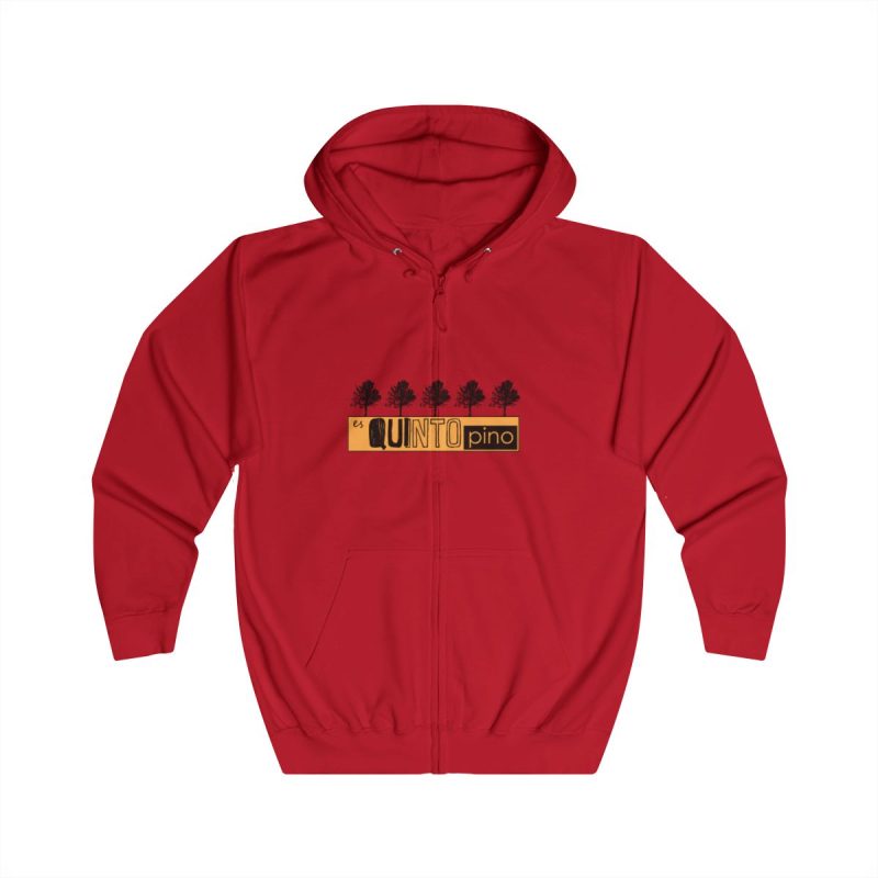 Sudadera con capucha y cremallera - Rojo fuego - Camiseta unisex Quinto Pino Taronja Sudadera con capucha y cremallera - Rojo fuego - Camiseta unisex Quinto Pino Taronja
