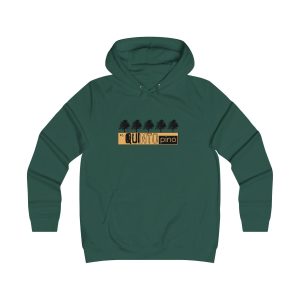 Sudadera universitaria mujer - Verde botella - Camiseta unisex Quinto Pino Taronja