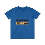Camiseta hombre entallada cuello de pico - Azul royal - Camiseta unisex Quinto Pino Taronja