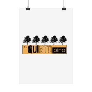 Poster - Camiseta unisex Quinto Pino Taronja