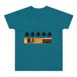 Camiseta hombre punto liso - Azul diva - Camiseta unisex Quinto Pino Taronja