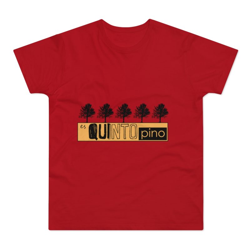 Camiseta hombre punto liso - Rojo - Camiseta unisex Quinto Pino Taronja
