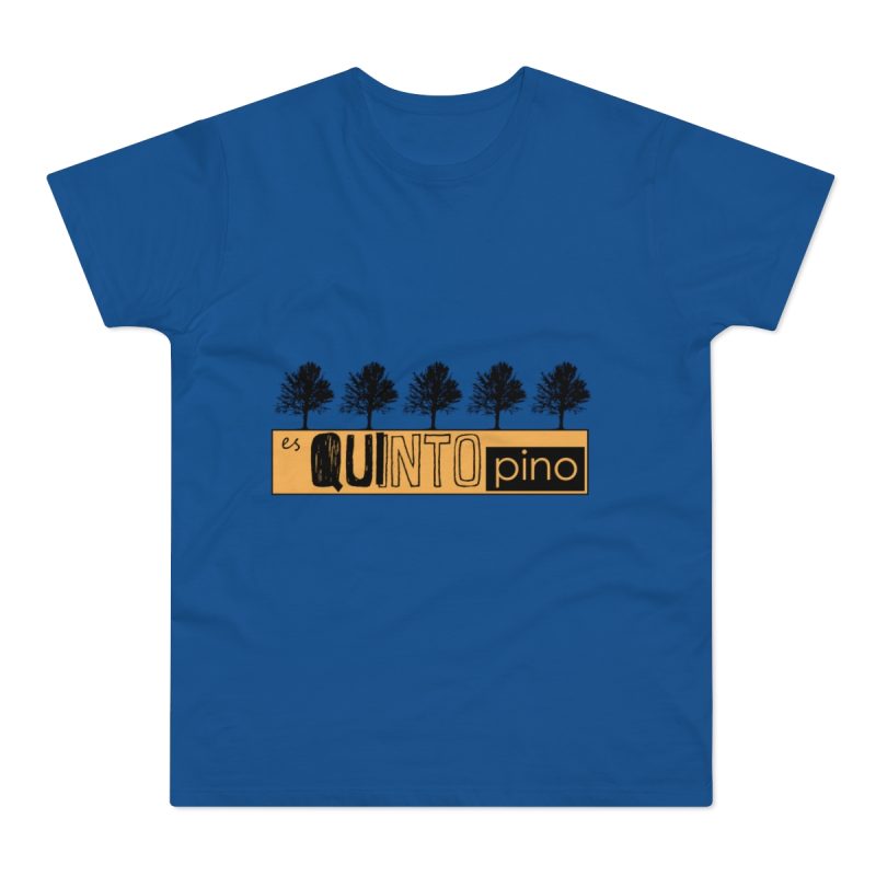 Camiseta hombre punto liso - Azul royal intenso - Camiseta unisex Quinto Pino Taronja