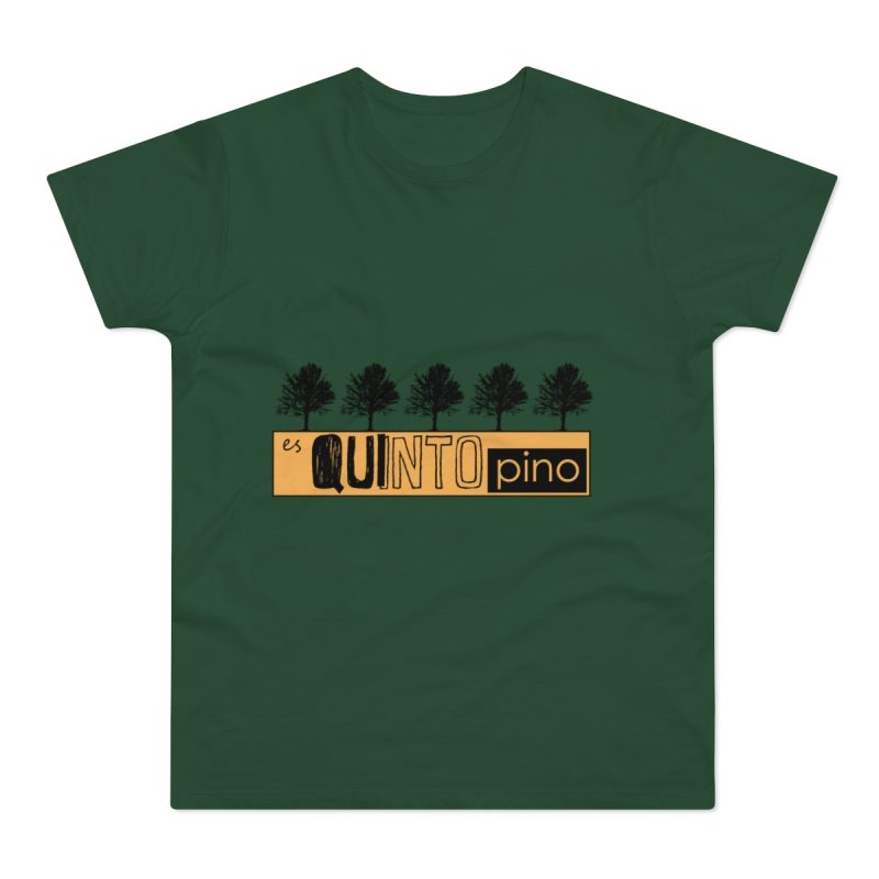 Camiseta hombre punto liso - Verde botella - Camiseta unisex Quinto Pino Taronja