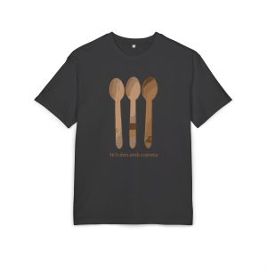 Camiseta oversize gruesa - Negro - Cuereta