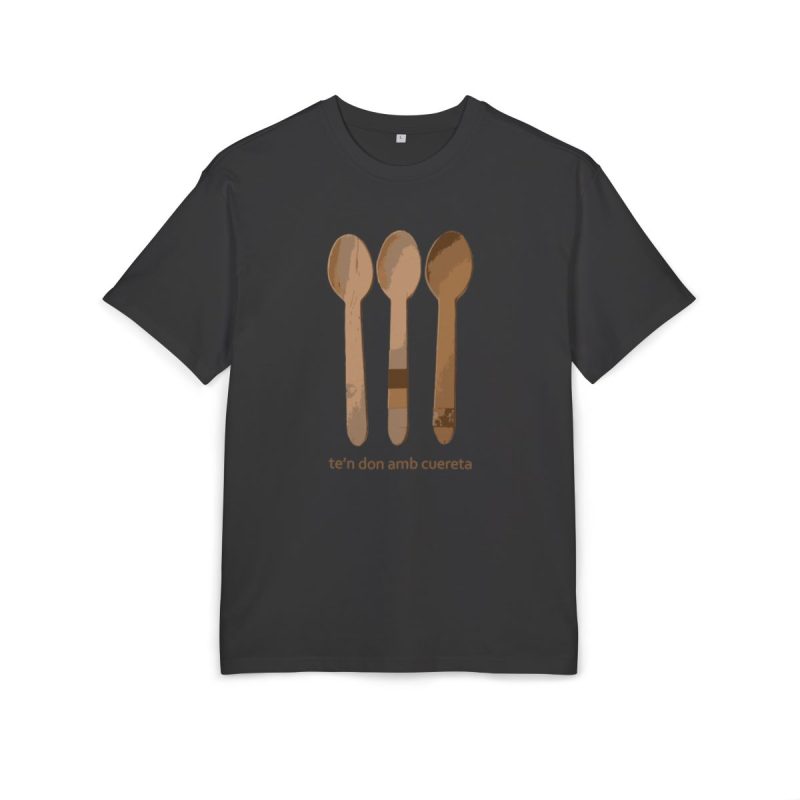 Camiseta oversize gruesa - Negro - Cuereta Camiseta oversize gruesa - Negro - Cuereta