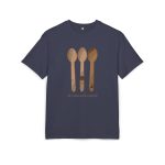 Camiseta oversize gruesa - Azul marino - Cuereta Camiseta oversize gruesa - Azul marino - Cuereta