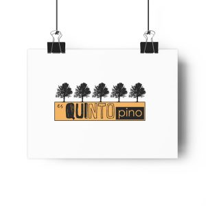 Lamina Giclee - Camiseta unisex Quinto Pino Taronja