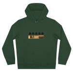 Sudadera con capucha King - Verde botella - Camiseta unisex Quinto Pino Taronja