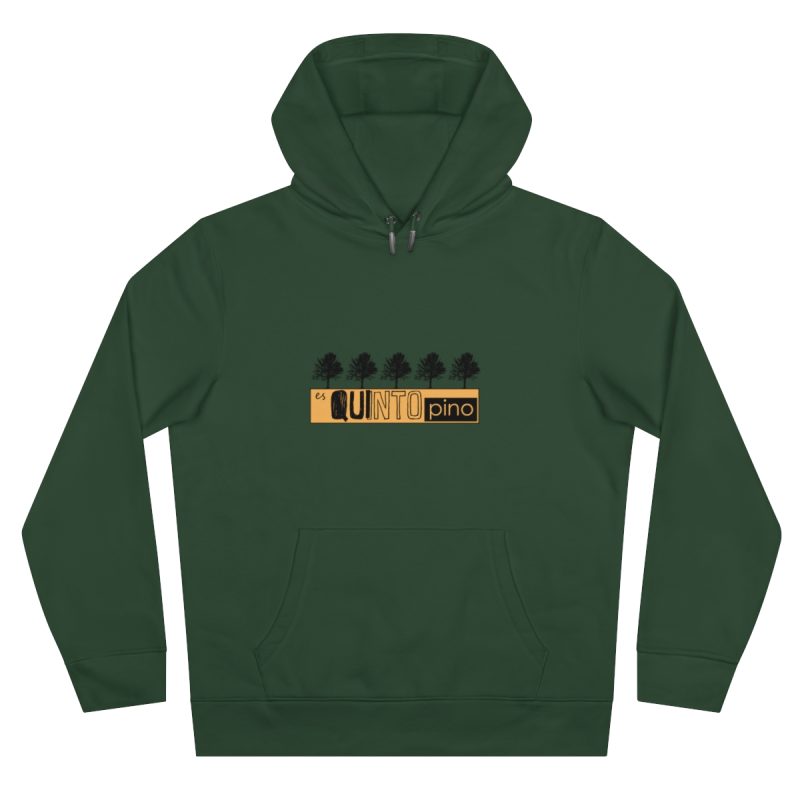 Sudadera con capucha King - Verde botella - Camiseta unisex Quinto Pino Taronja