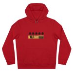 Sudadera con capucha King - Rojo - Camiseta unisex Quinto Pino Taronja